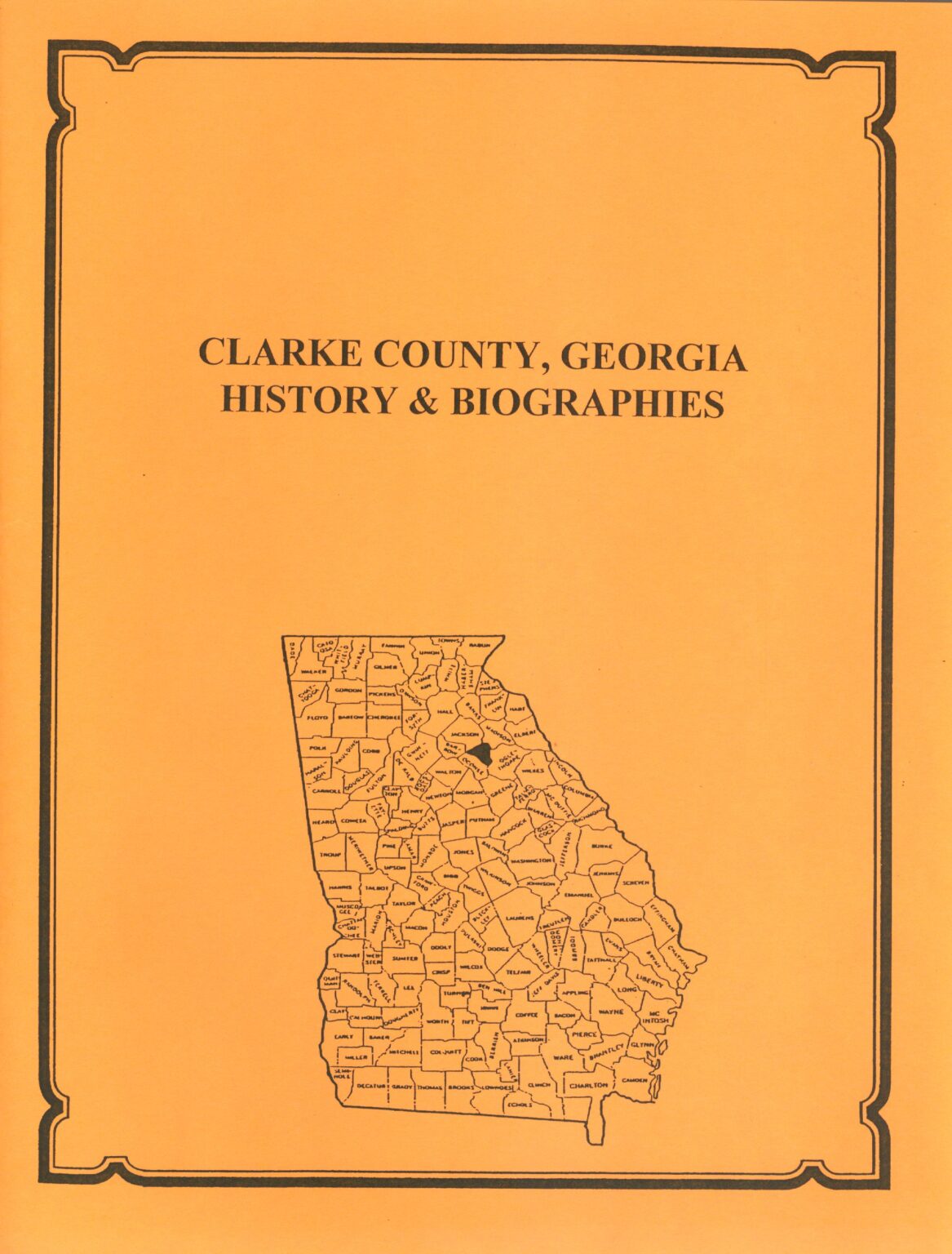 Clarke County, Georgia Biographies - Southern Genealogy Books