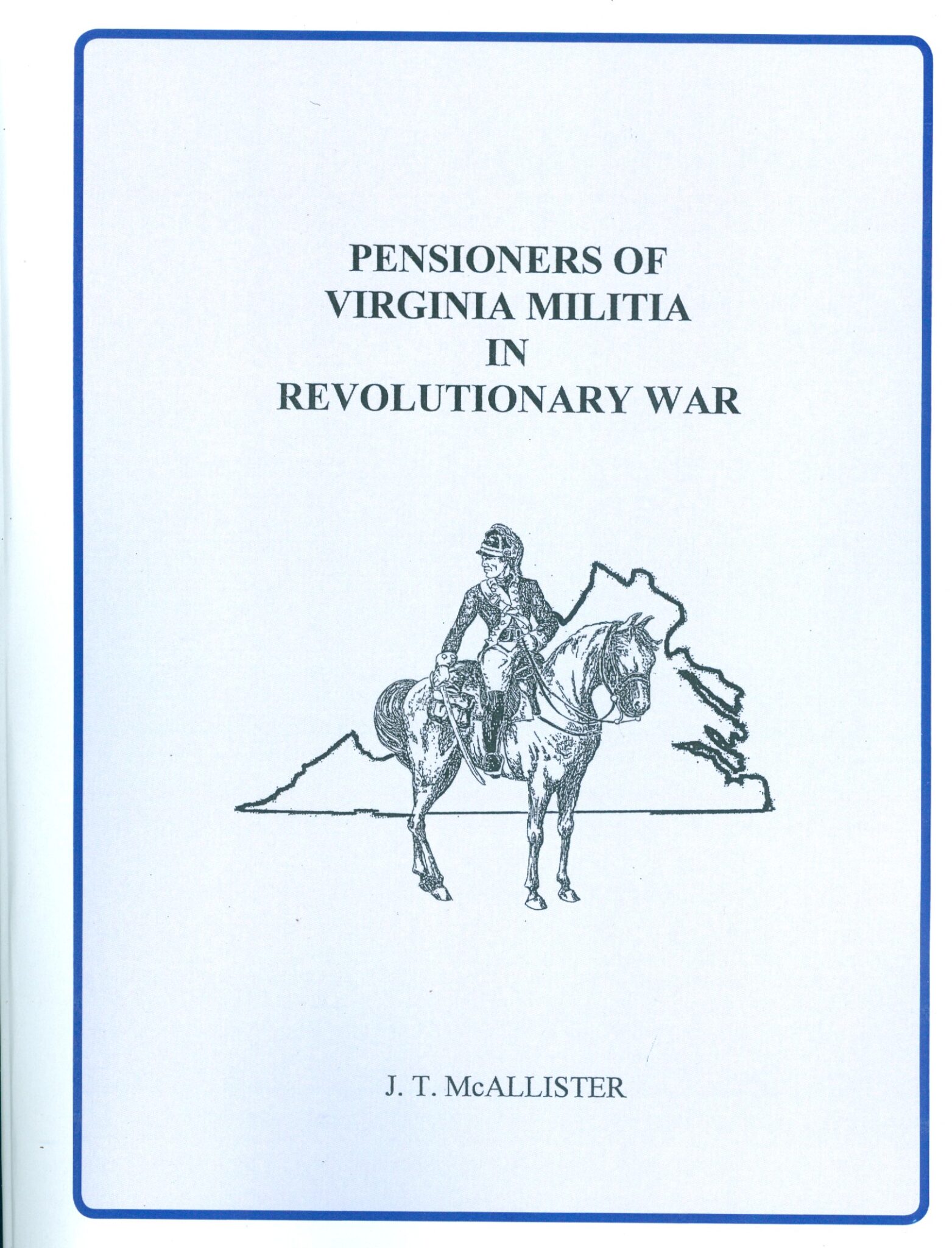 Pensioners Of Virginia Militia In Revolutionary War Southern 