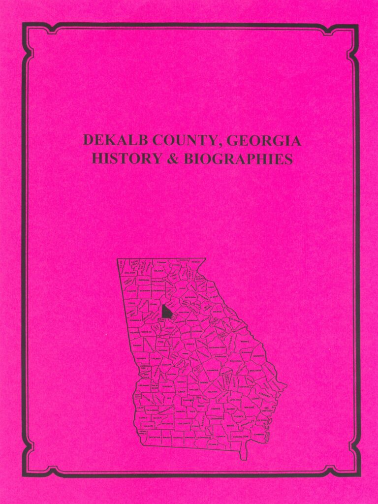 DeKalb County, History and Biographies Mountain Press and