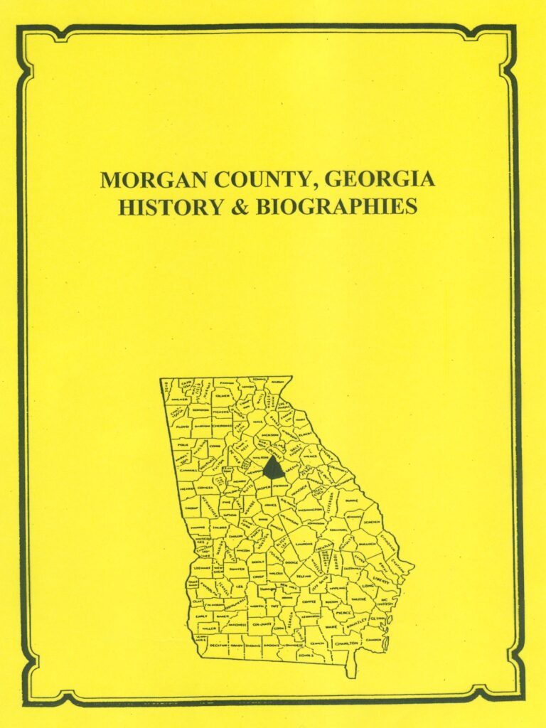 Morgan County, Georgia History and Biographies - Mountain Press and ...