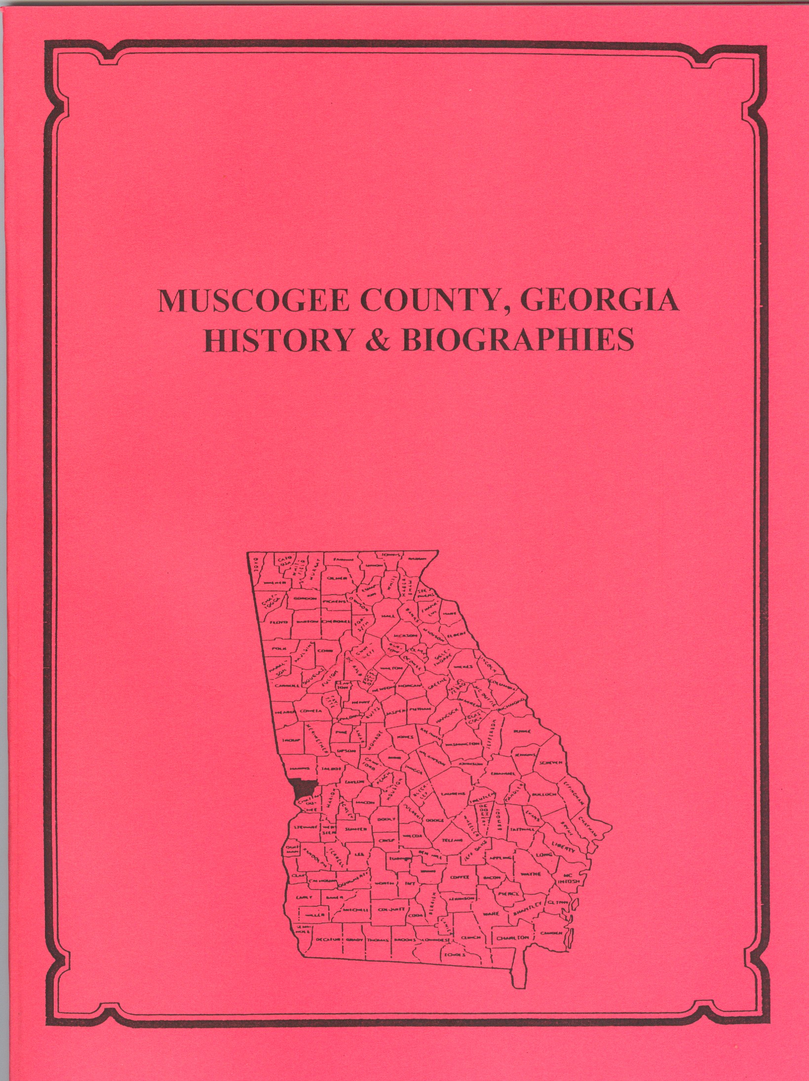 Muscogee County, History and Biographies Mountain Press and