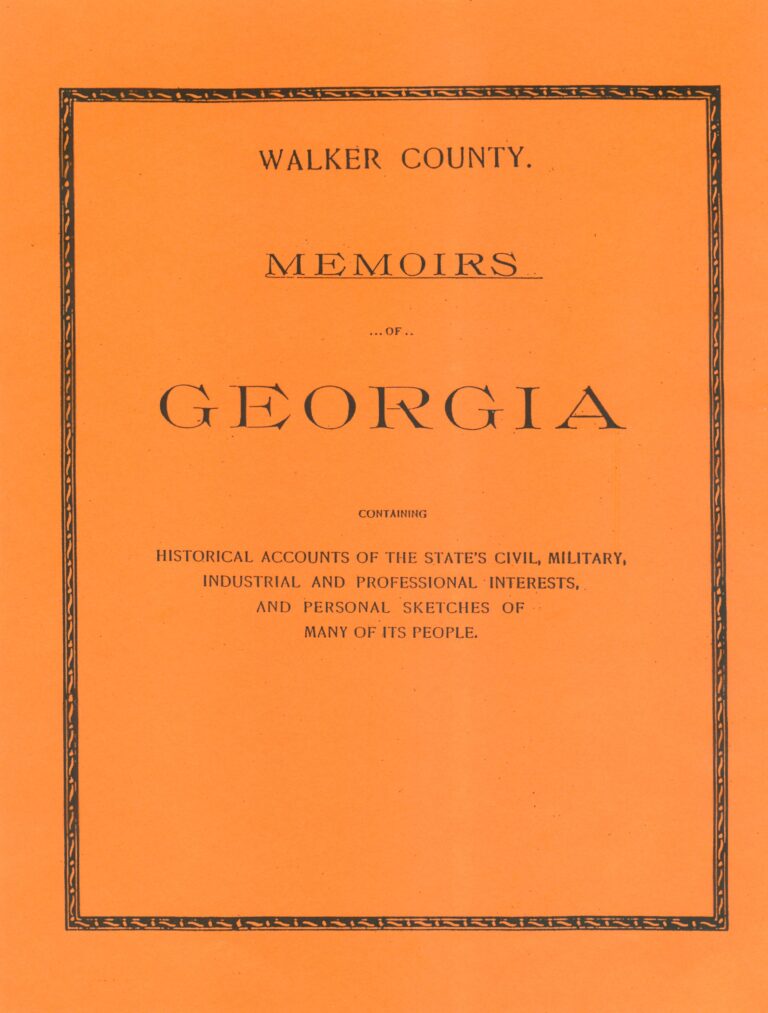 Walker County, Biographies Mountain Press and Southern