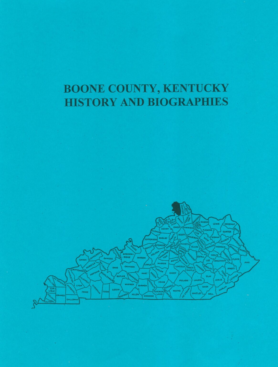 Boone County Kentucky History And Biographies - Mountain Press And ...